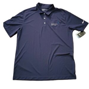 Nike Golf Polo Shirt Mens Size L Sigma Embrodery New nwt